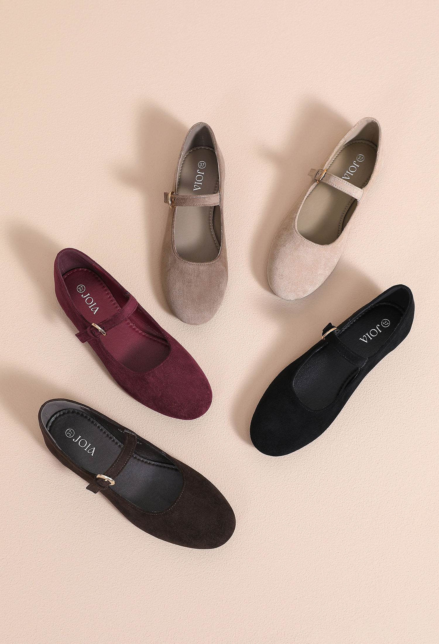 Großhändler JOIA PARIS - Damen-Ballerinas mit Riemchen
