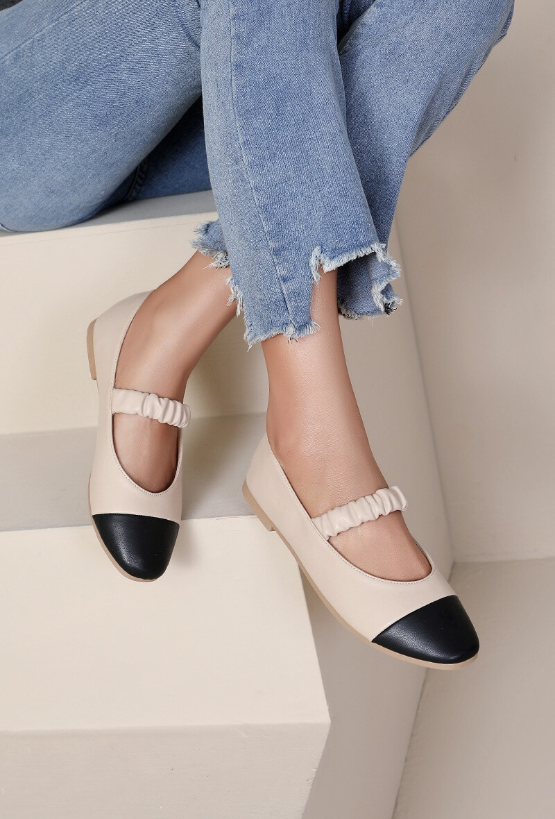 Wholesaler JOIA PARIS - Trendy two -color ballerina