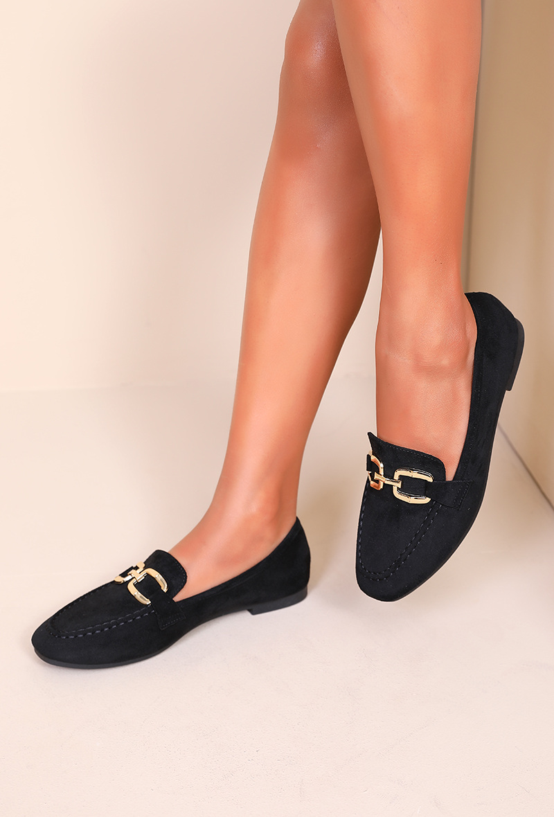 Wholesaler JOIA PARIS - Faux suede buckle loafer
