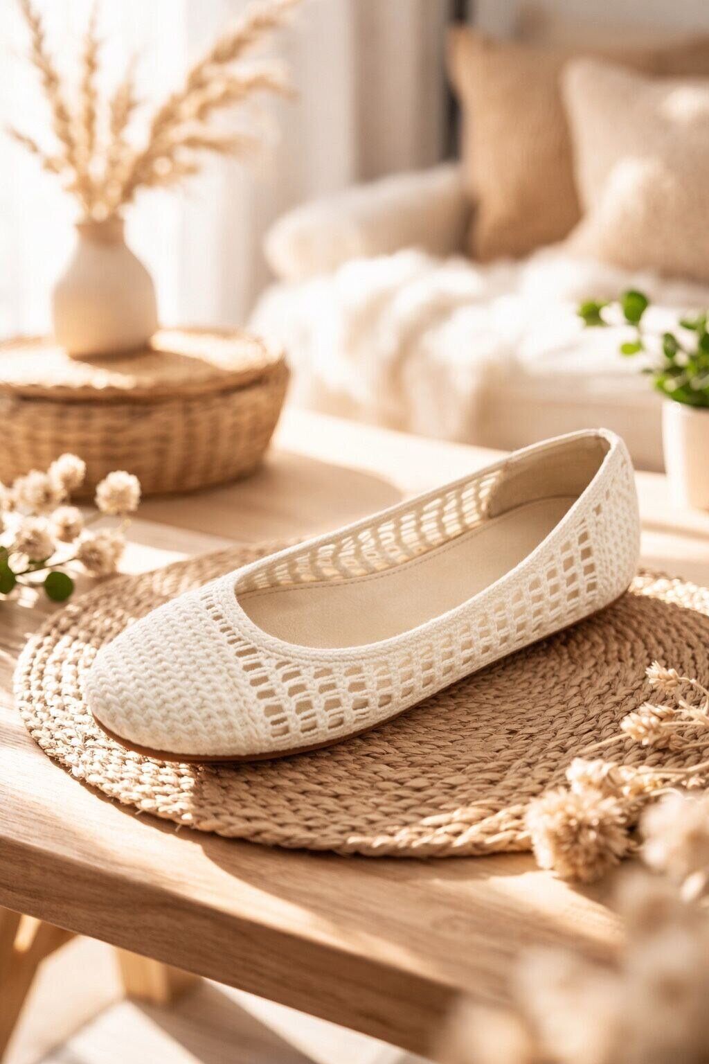 Grossiste JOIA PARIS - Ballerines Tressées Bicolores Esprit Naturel