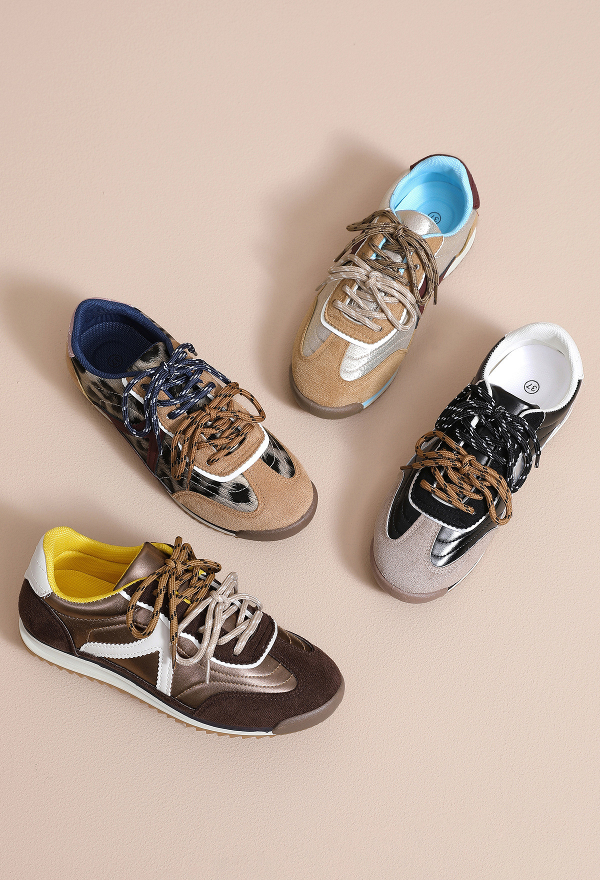 Grossista JOIA PARIS - Sneakers da Corsa con Lacci a Contrasto