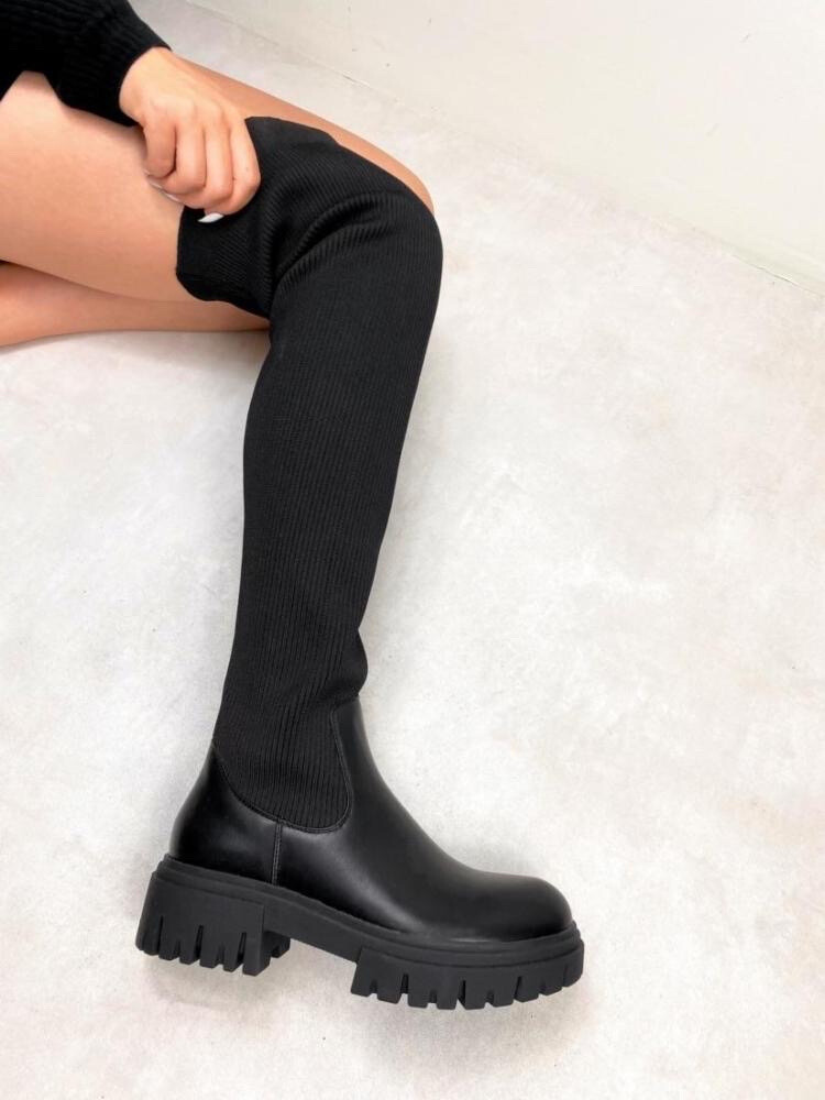 Grossiste JOIA PARIS - Bottes plates élastique D-112