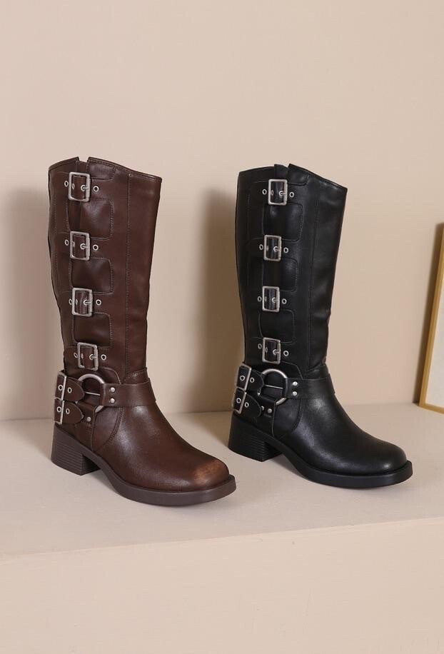 Grossiste JOIA PARIS - Bottes à boucle et brides tendance