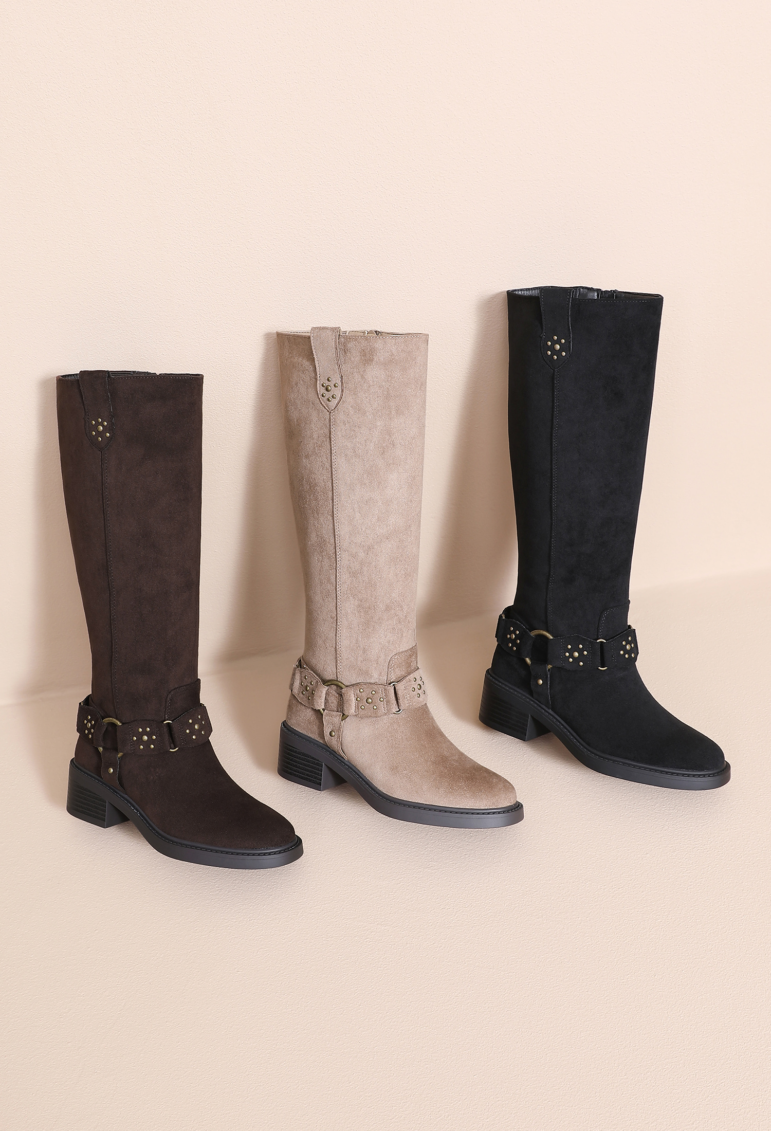 Großhändler JOIA PARIS - Damenstiefel mit Dekorativem Riemen