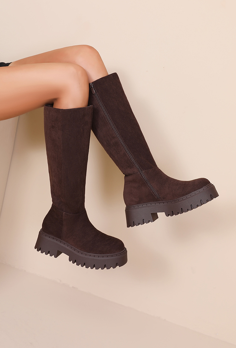 Grossiste JOIA PARIS - BOTTES SEMELLE CHUNKY EN SIMILI SUEDE