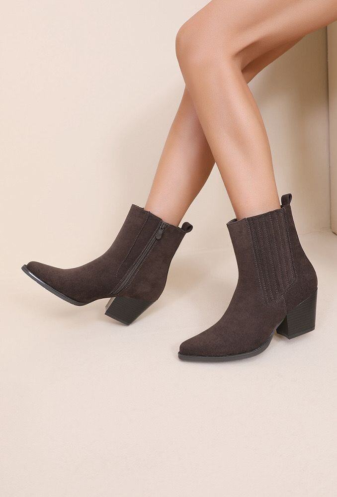 Grossiste JOIA PARIS - Bottines Santiag à talon carré