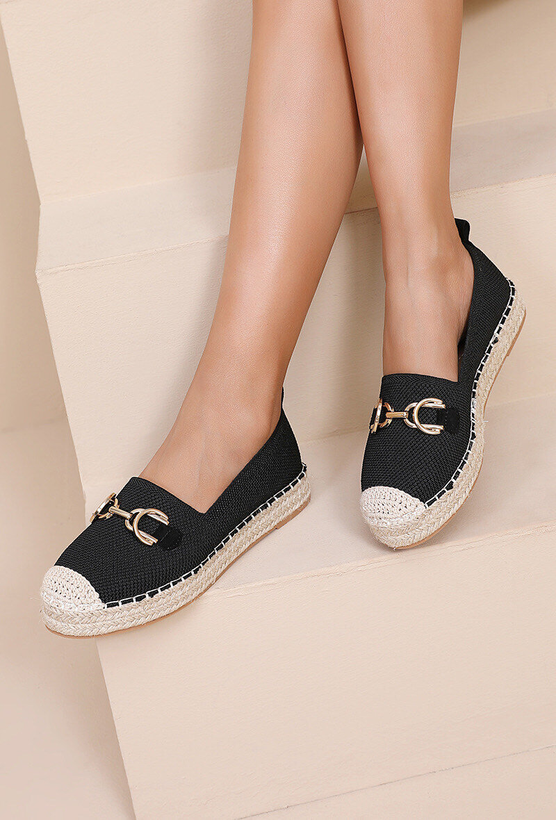 Wholesaler JOIA PARIS - Bohemian knit espadrille with buckle