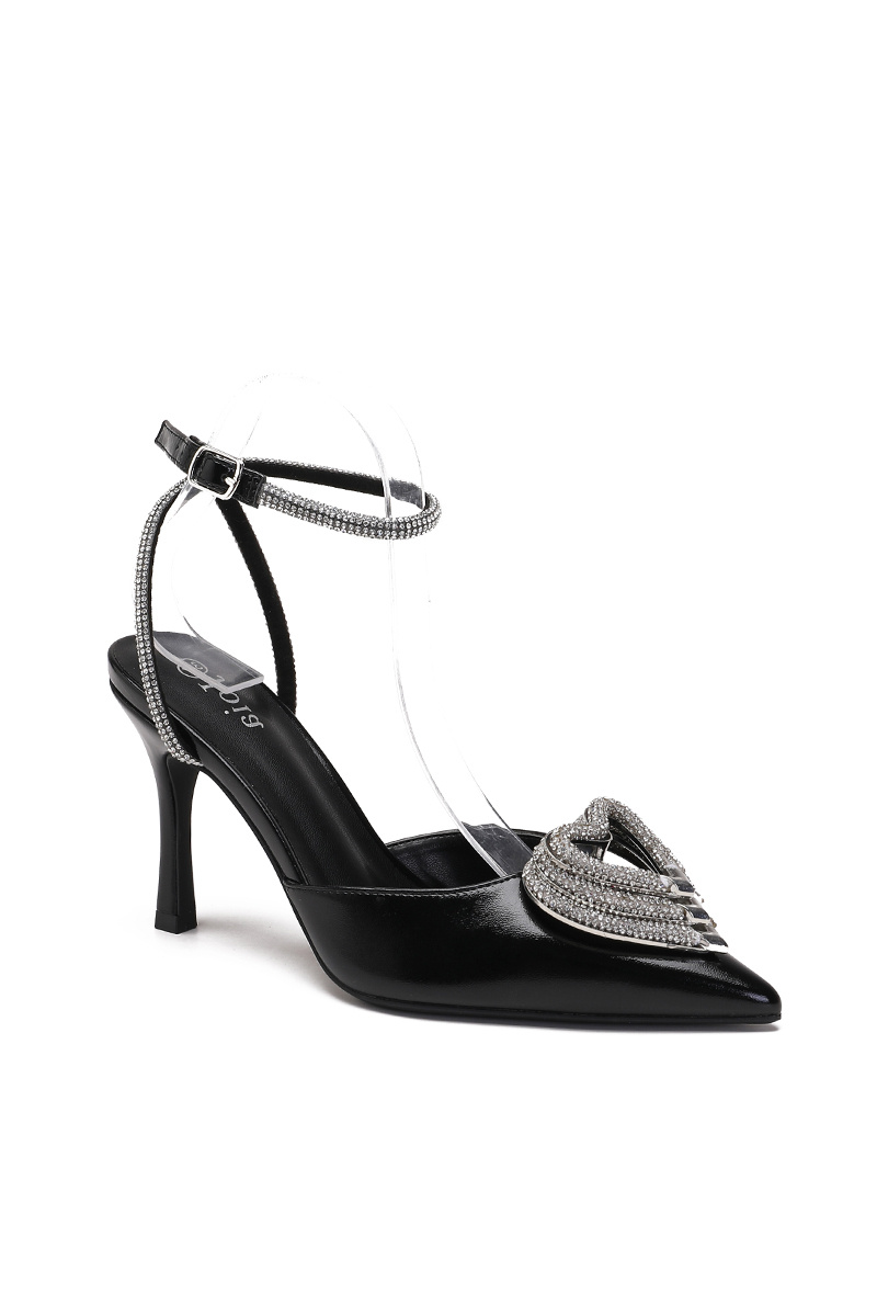 Wholesaler JOIA PARIS - HEART-SHAPED BUCKLE PUMPS H8-550