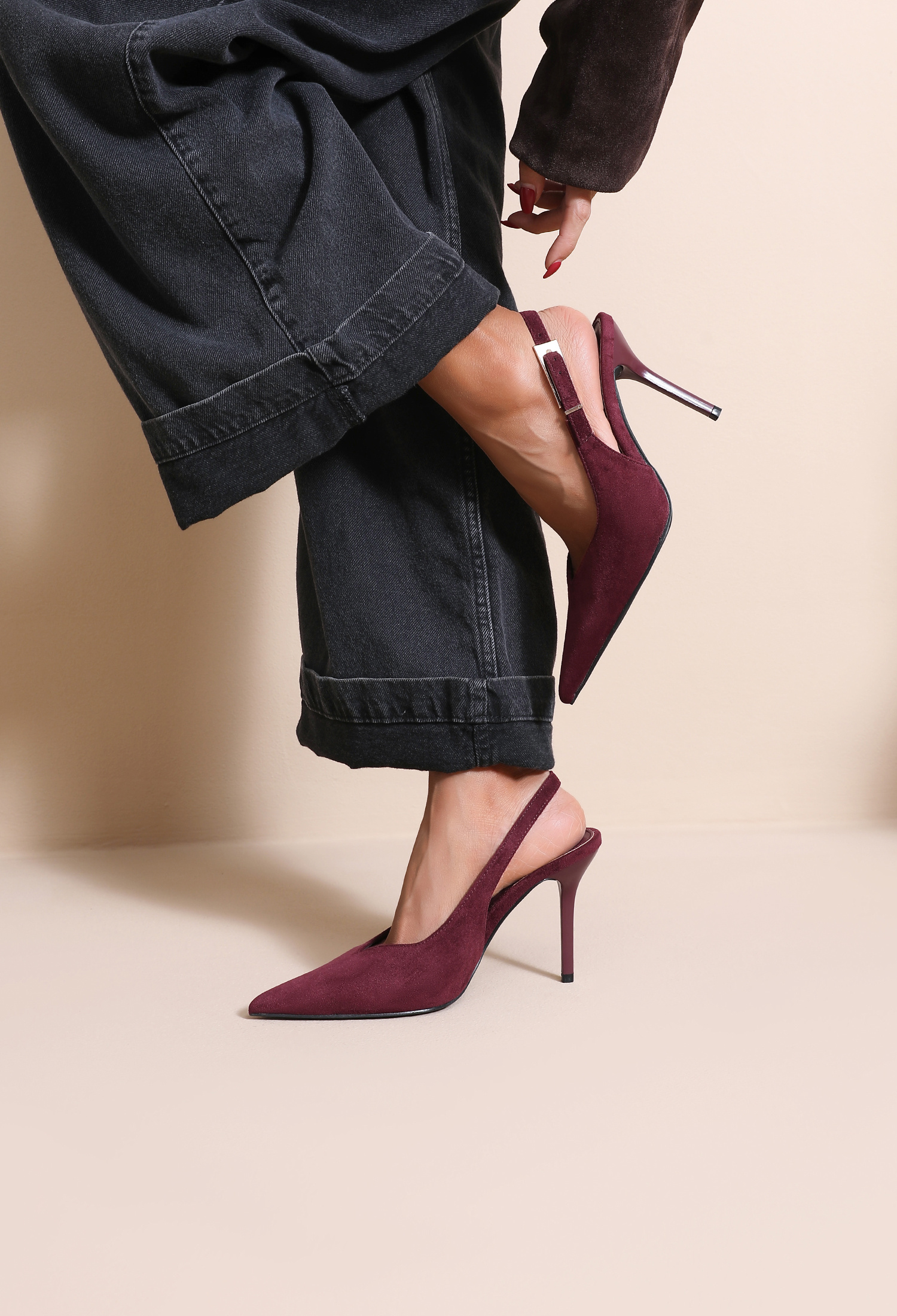 Grossiste JOIA PARIS - Escarpins Slingback en Suédine