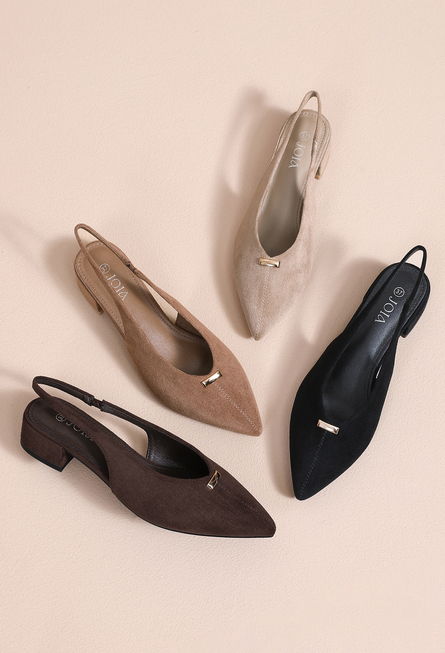 Grossista JOIA PARIS - Décolleté Slingback con Tacco Basso