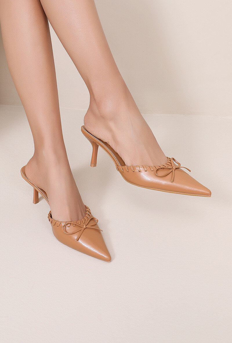 Grossiste JOIA PARIS - Mules Pointues à Noeud Papillons