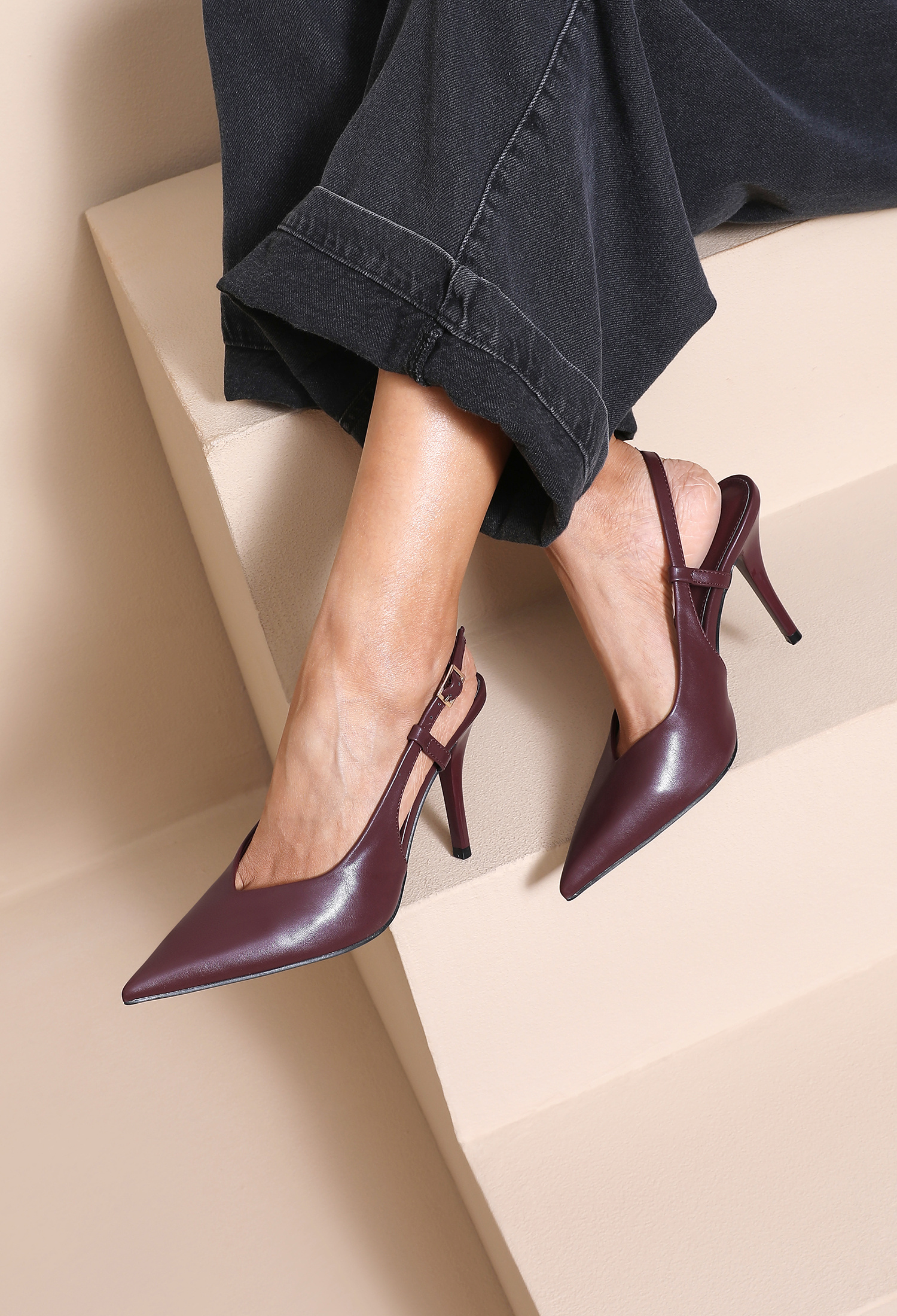 Grossista JOIA PARIS - Décolleté Slingback con Tacco a Spillo