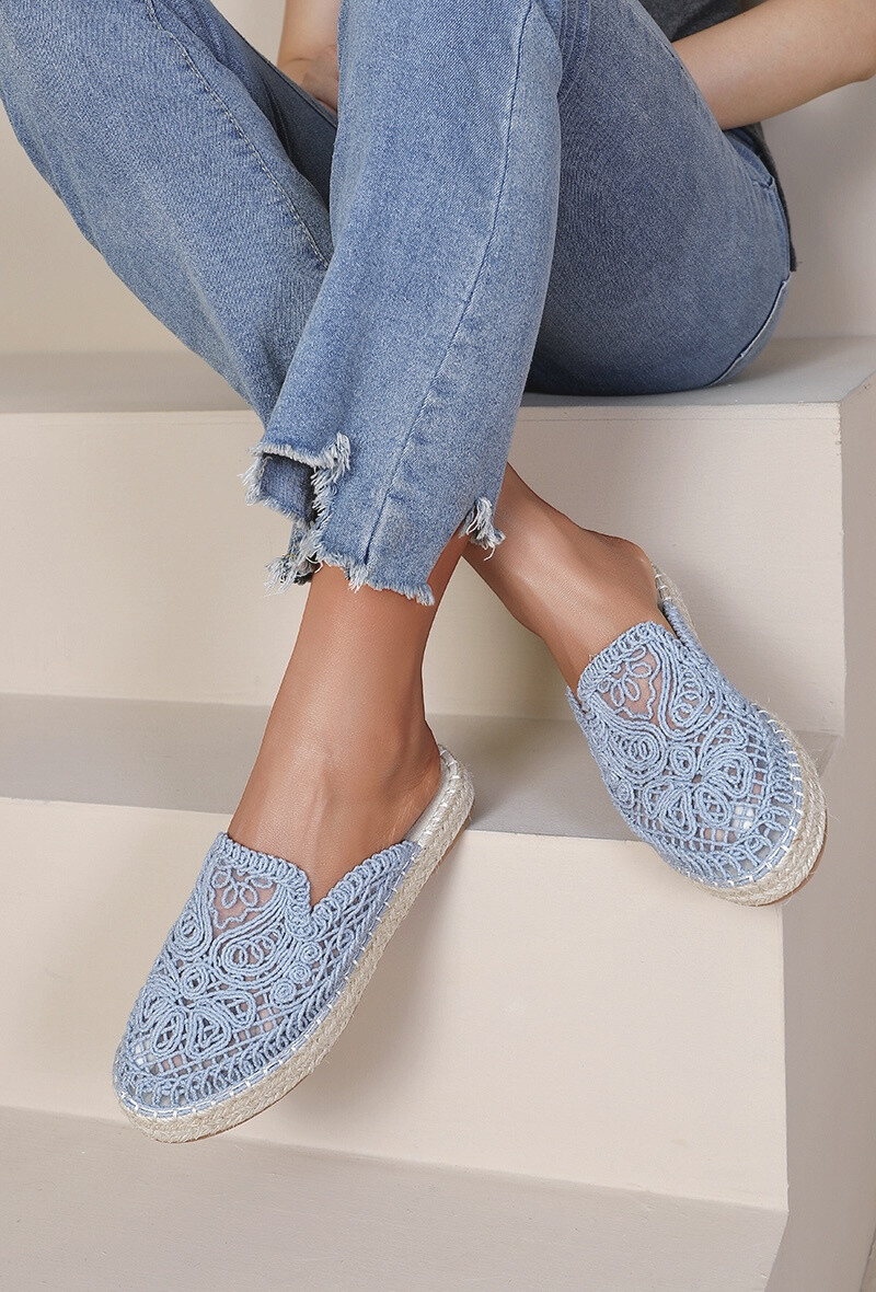 Grossista JOIA PARIS - Espadrillas piatte in pizzo
