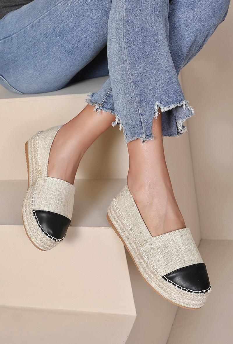 Grossiste JOIA PARIS - Espadrilles compensée bout noir