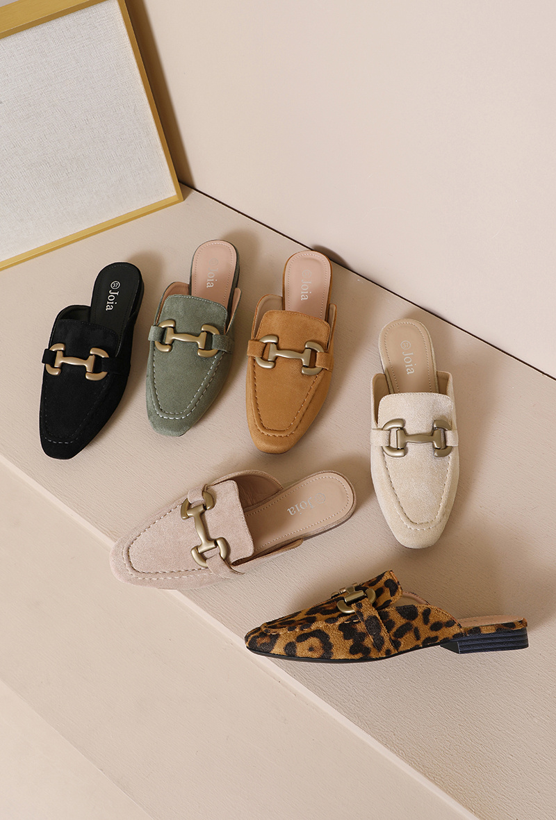 Wholesaler JOIA PARIS - FLAT MULE WITH BUCKLE H8-800