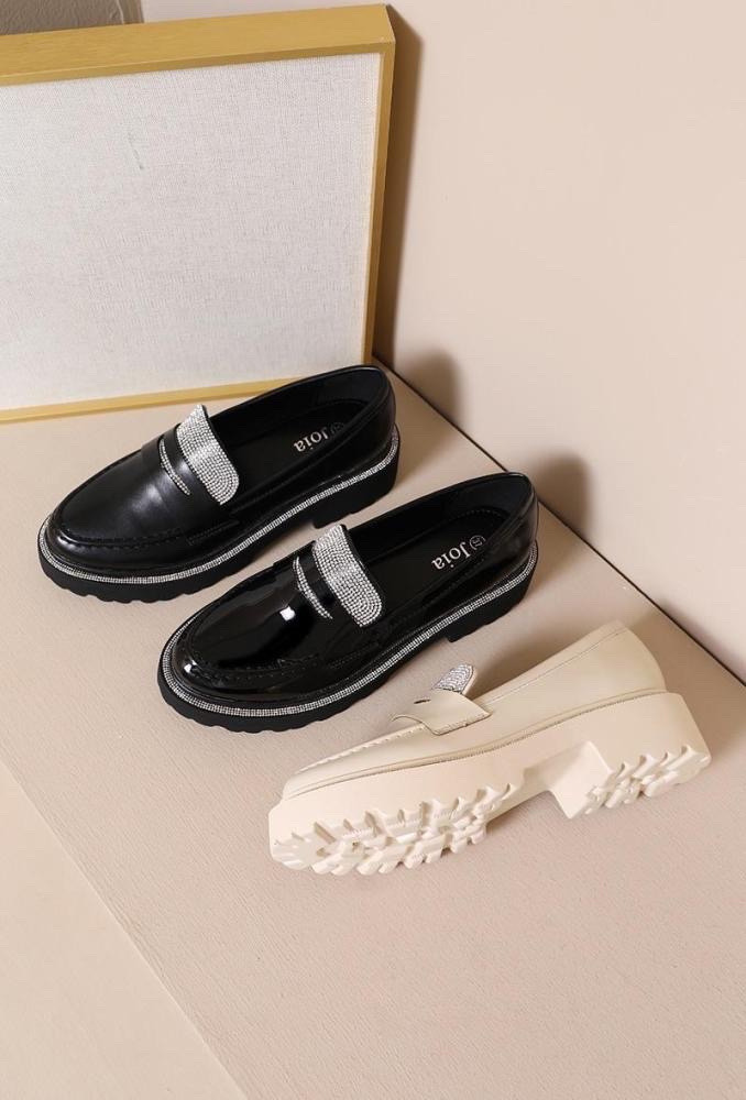 Wholesaler JOIA PARIS - SHINY HEEL MOCCASINS