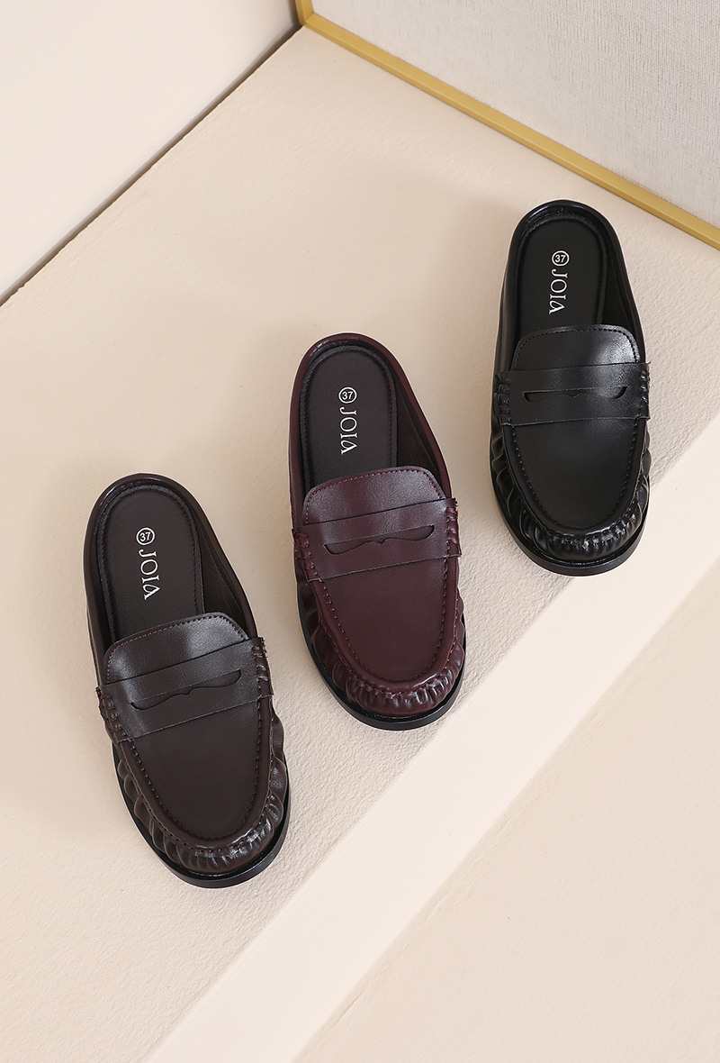 Grossiste JOIA PARIS - Mules Mocassins plissée