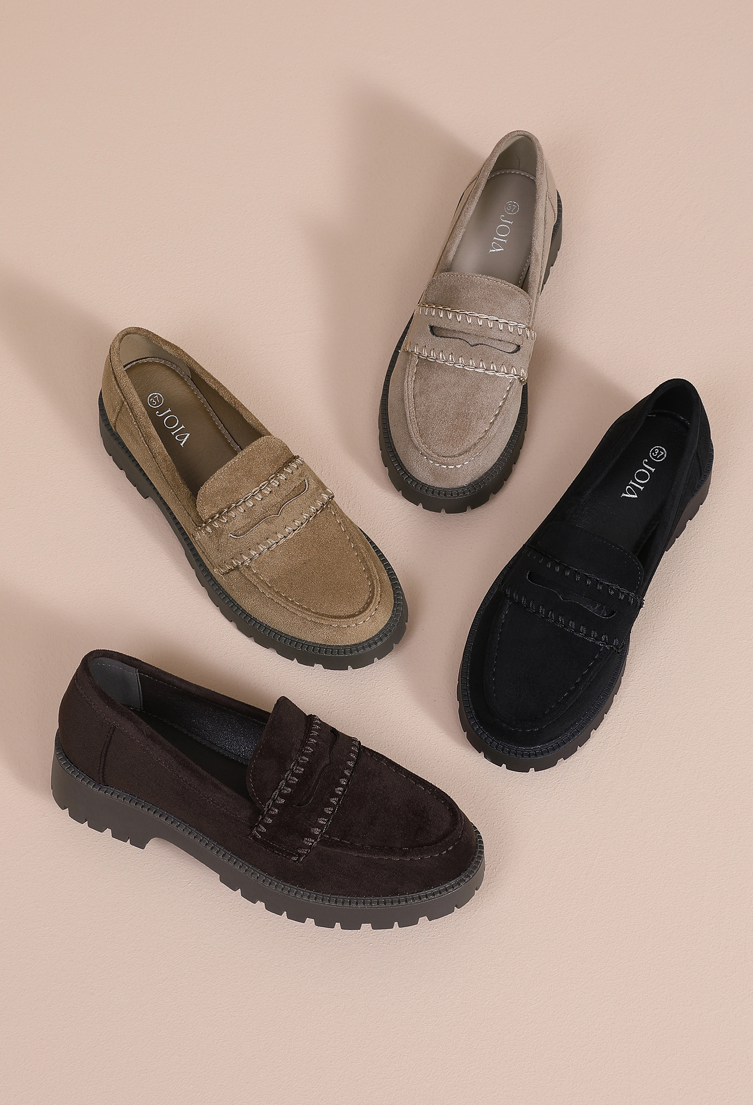 Grossiste JOIA PARIS - Mocassins Suédine à Semelle