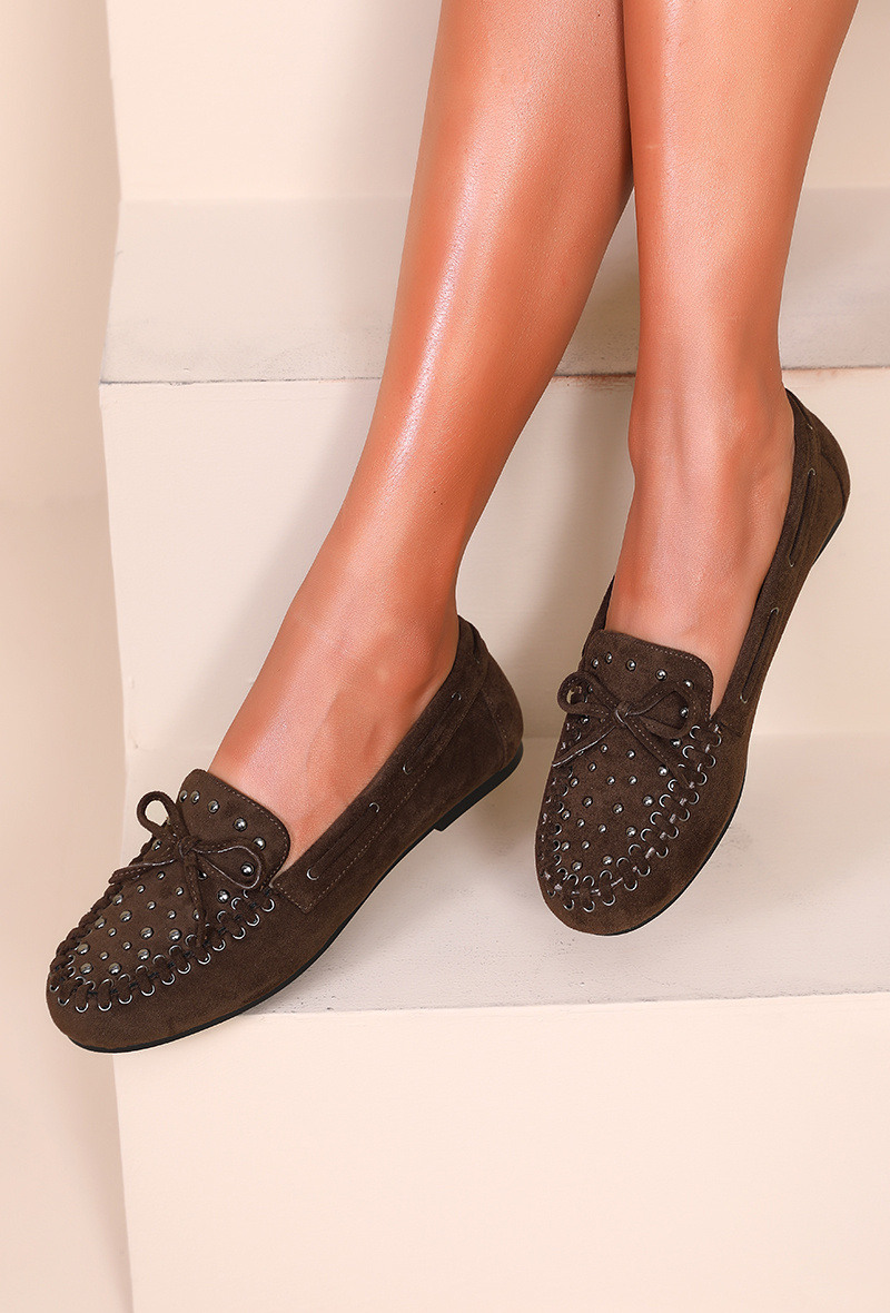 Grossiste JOIA PARIS - Mocassins clouté et noeud