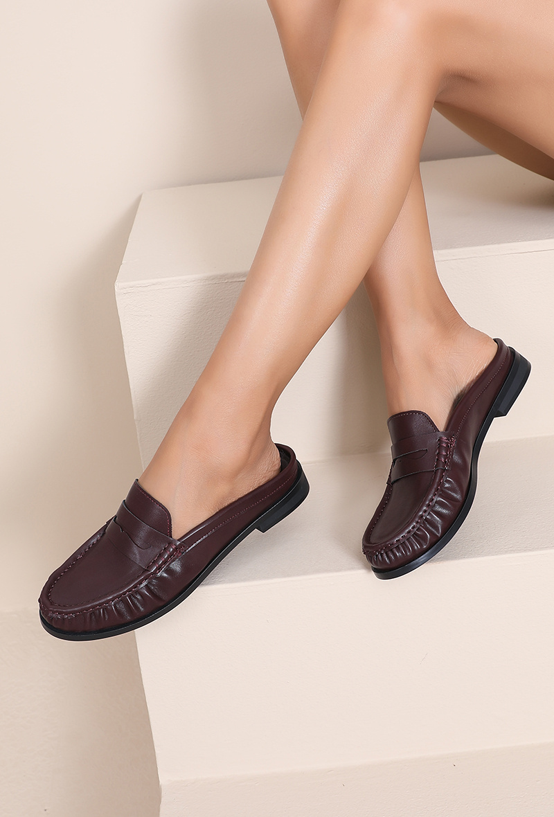 Grossiste JOIA PARIS - Mules Mocassins plissée