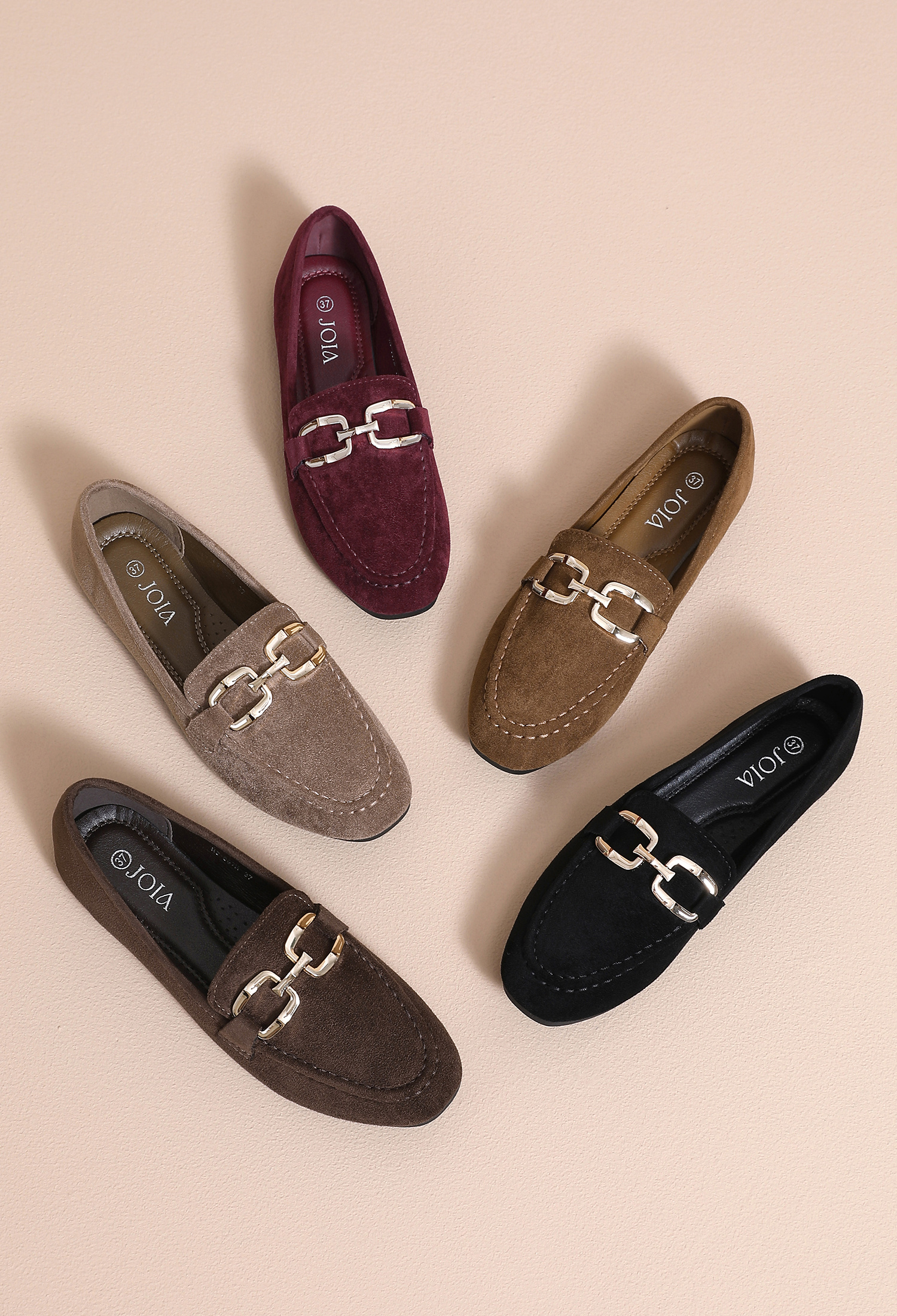 Grossiste JOIA PARIS - Mocassins Femme Élégants à Boucle Métallique