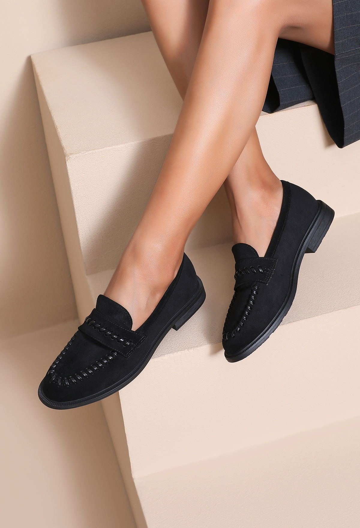 Wholesaler JOIA PARIS - Women's Suede-Look Loafers