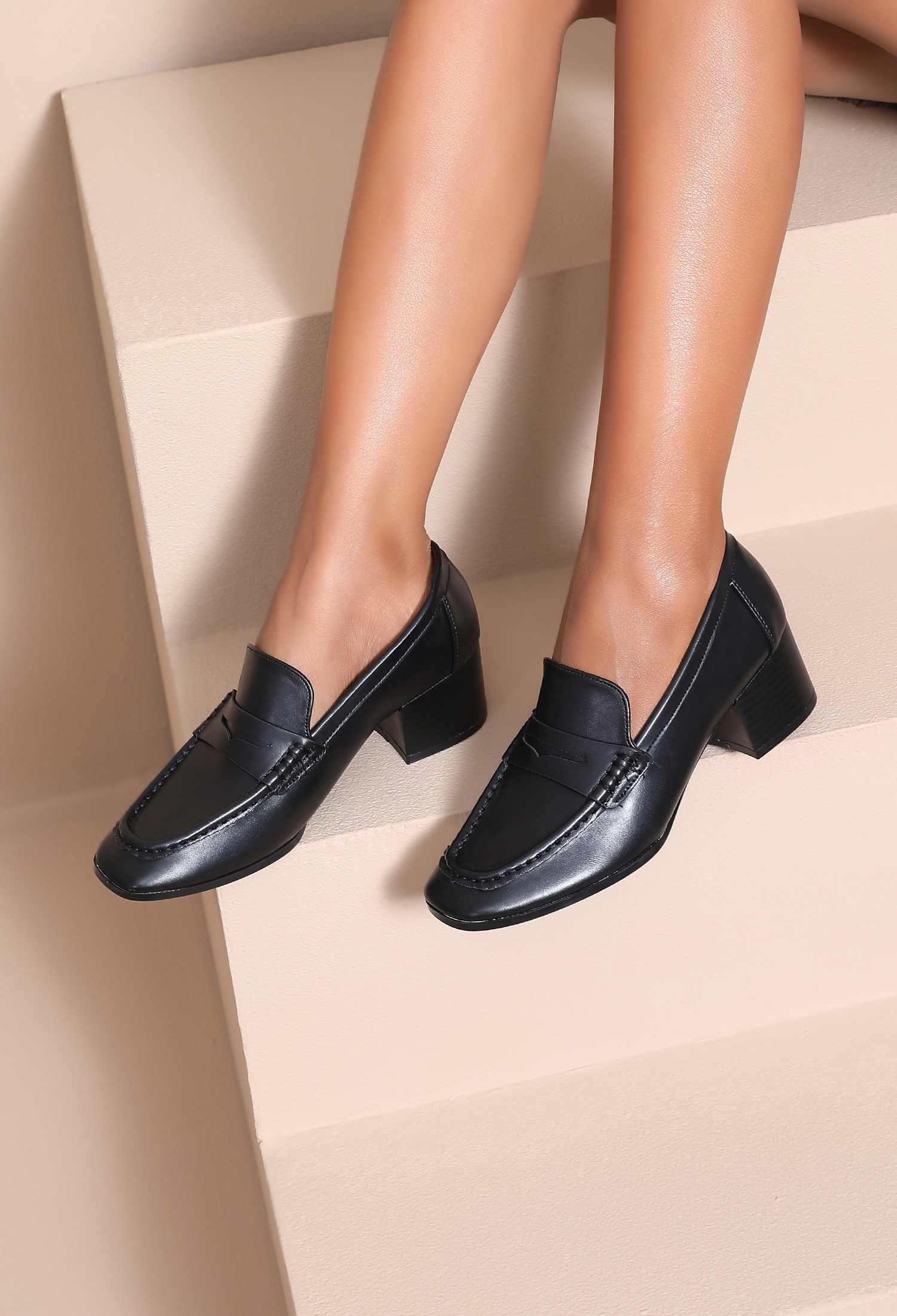 Grossiste JOIA PARIS - Mocassins à talon large