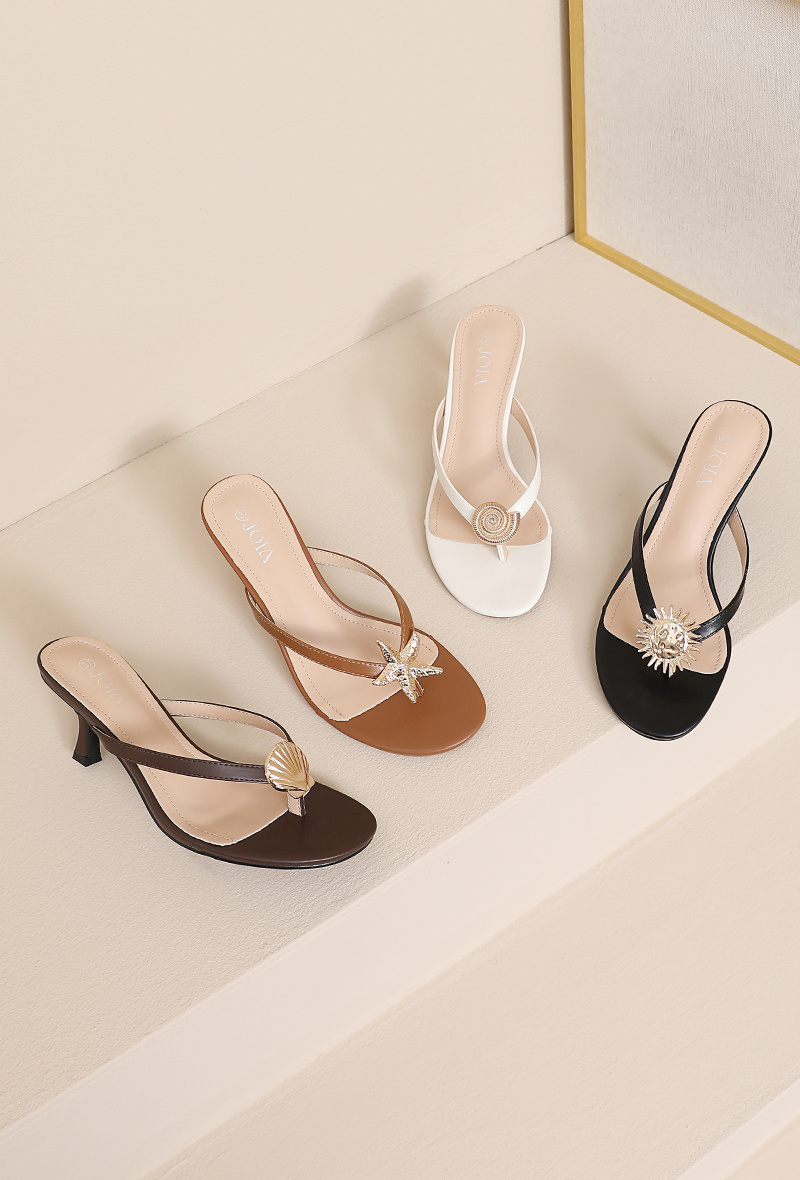 Mayorista JOIA PARIS - Sandalias de tacón con detalle de joya