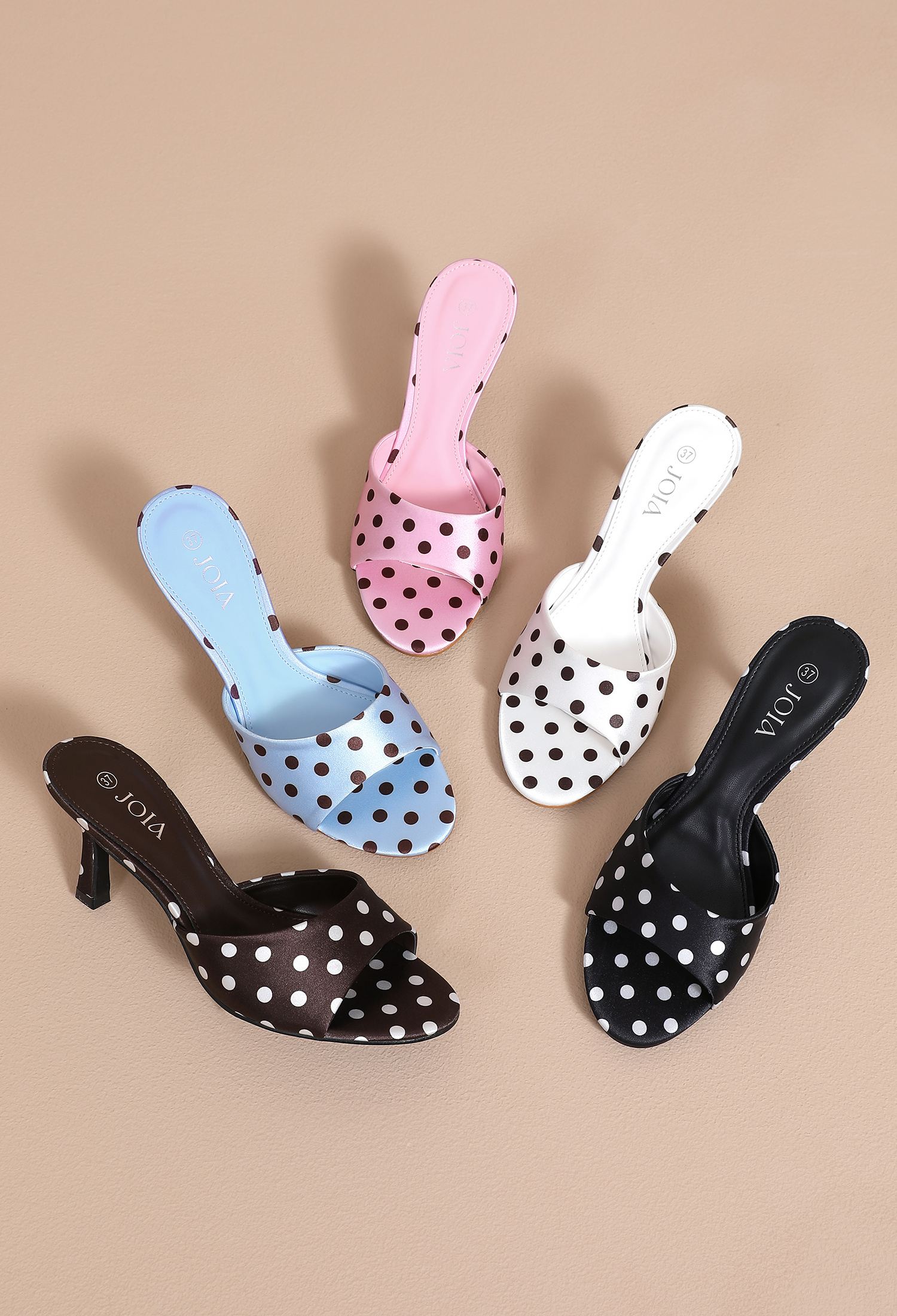 Mayorista JOIA PARIS - Mules de Tacón de Lunares