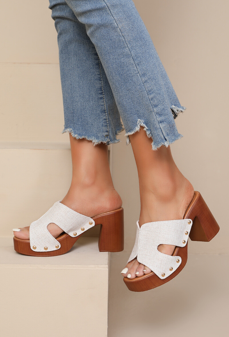 Grossista JOIA PARIS - MULES CON TACCO A ZEPPA