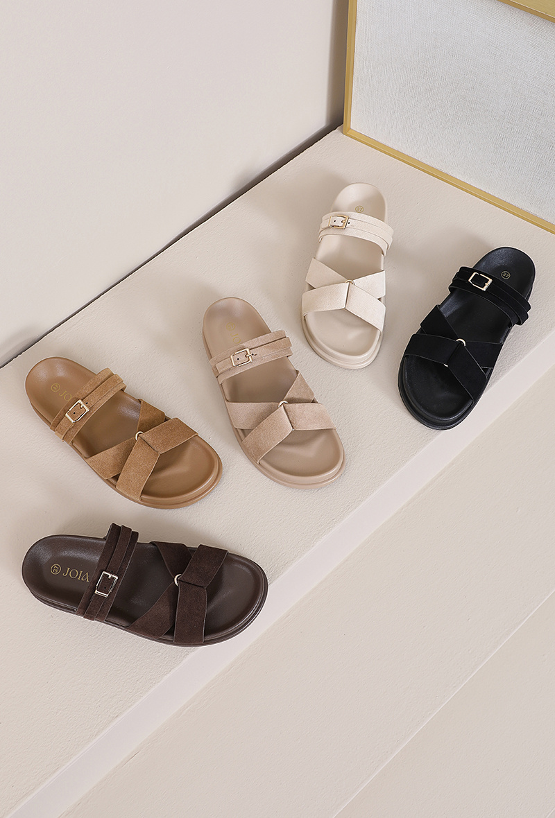 Grossiste JOIA PARIS - Mule Plates à Brides Croisées