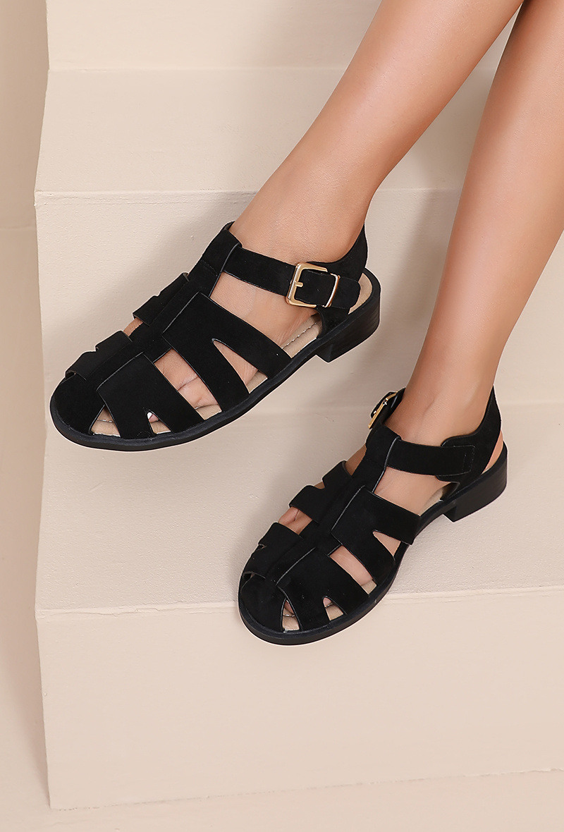 Wholesaler JOIA PARIS - Flat gladiator sandal with straps and buckle
