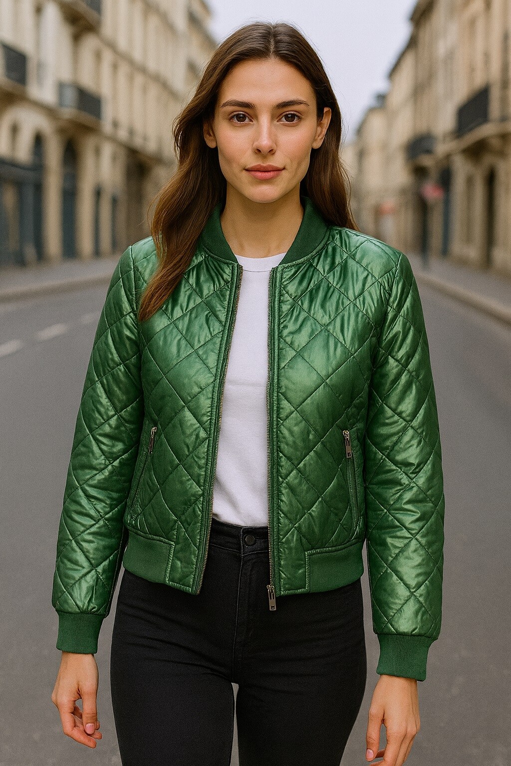 Mayorista JOLIFLY - Chaqueta bomber acolchada para mujer