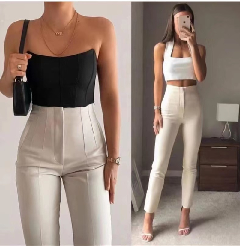 Großhändler JOLIFLY - Schlichte Polyesterhose