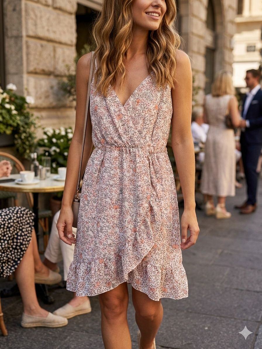 Robe Courte Fleurie Volants L Essentiel De L t Paris Fashion Shops robe-courte-fleurie-volants-l-essentiel-de-l-t-paris-fashion-shops