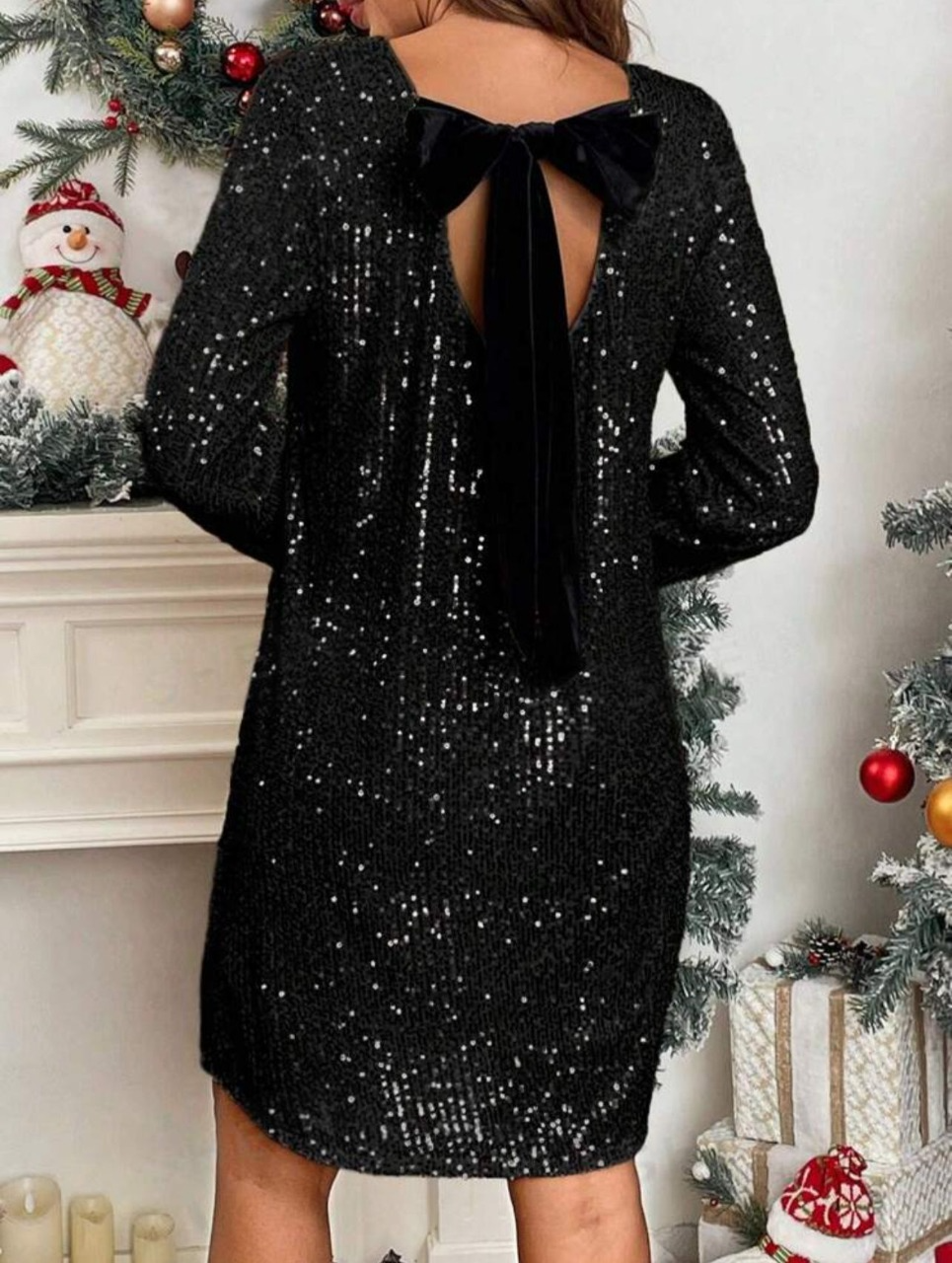 Großhändler JOLIFLY - Abendkleid mit Pailletten