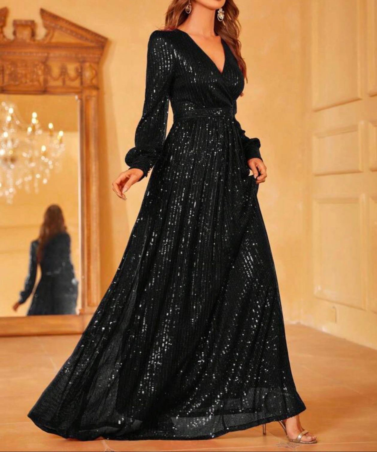 Wholesaler JOLIFLY - Evening sequin dress