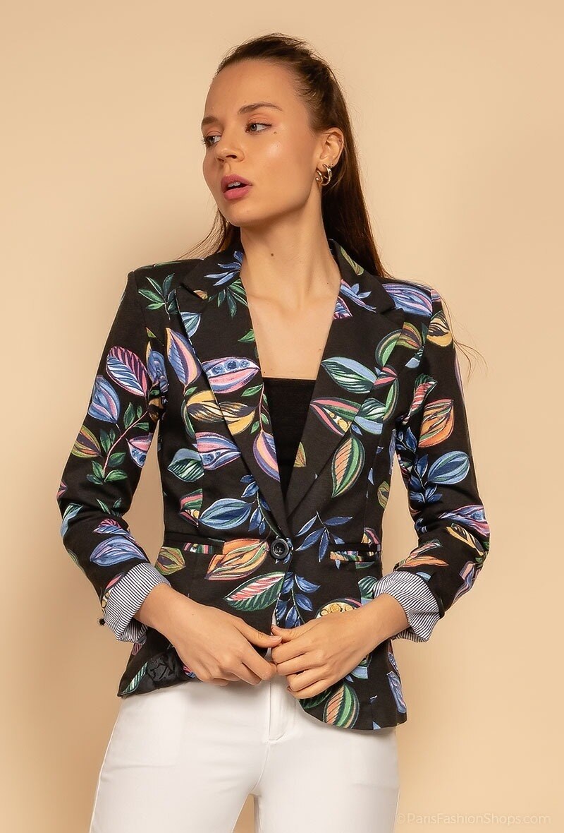 Grossista JOLIFLY - Blazer stampato a fiori