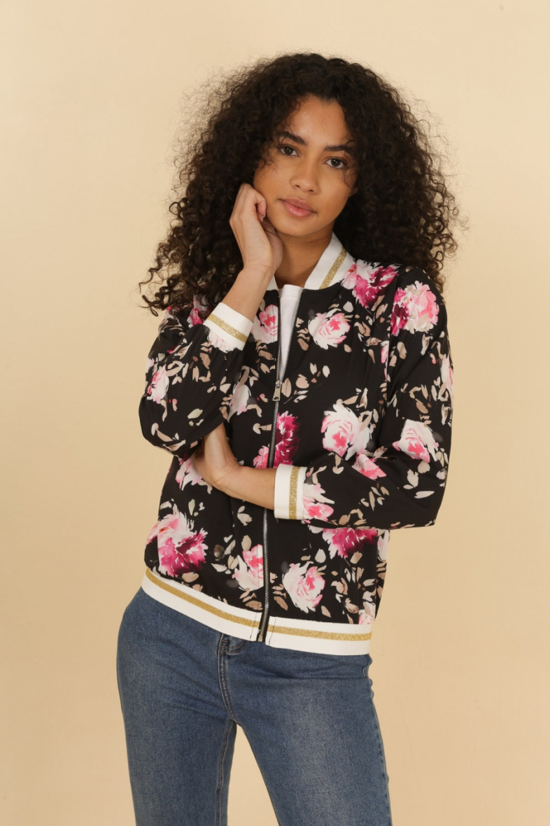 Wholesaler JOLIFLY - Jacket printed bombers without lining