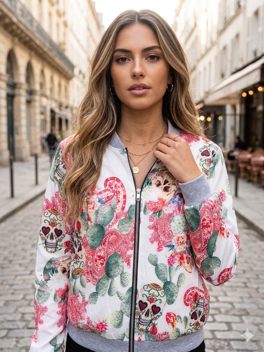 Wholesaler JOLIFLY - The Printed Bomber: Your New Seasonal Must-Have