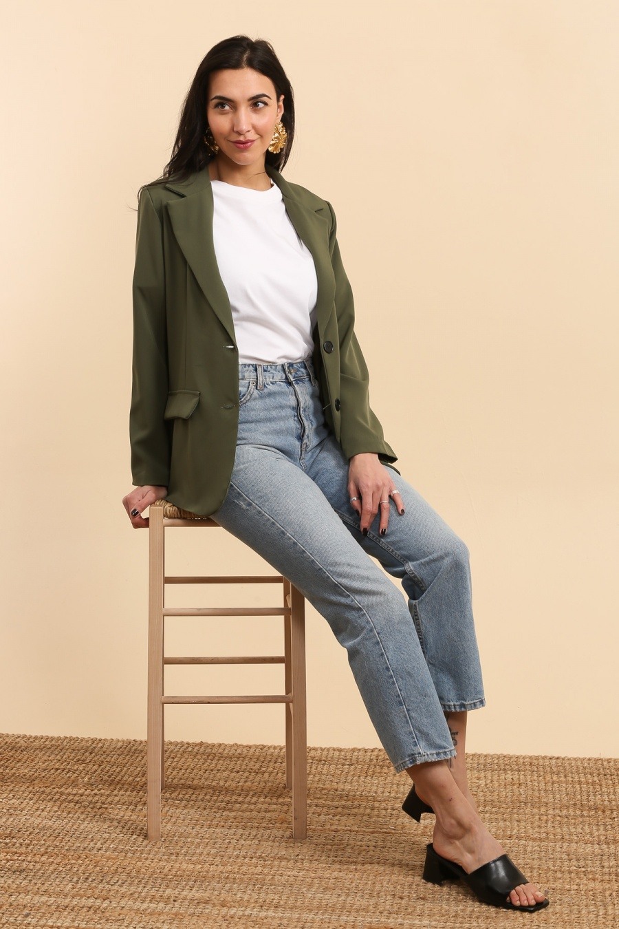 Wholesaler JOLIFLY - Casual single-breasted blazer jacket