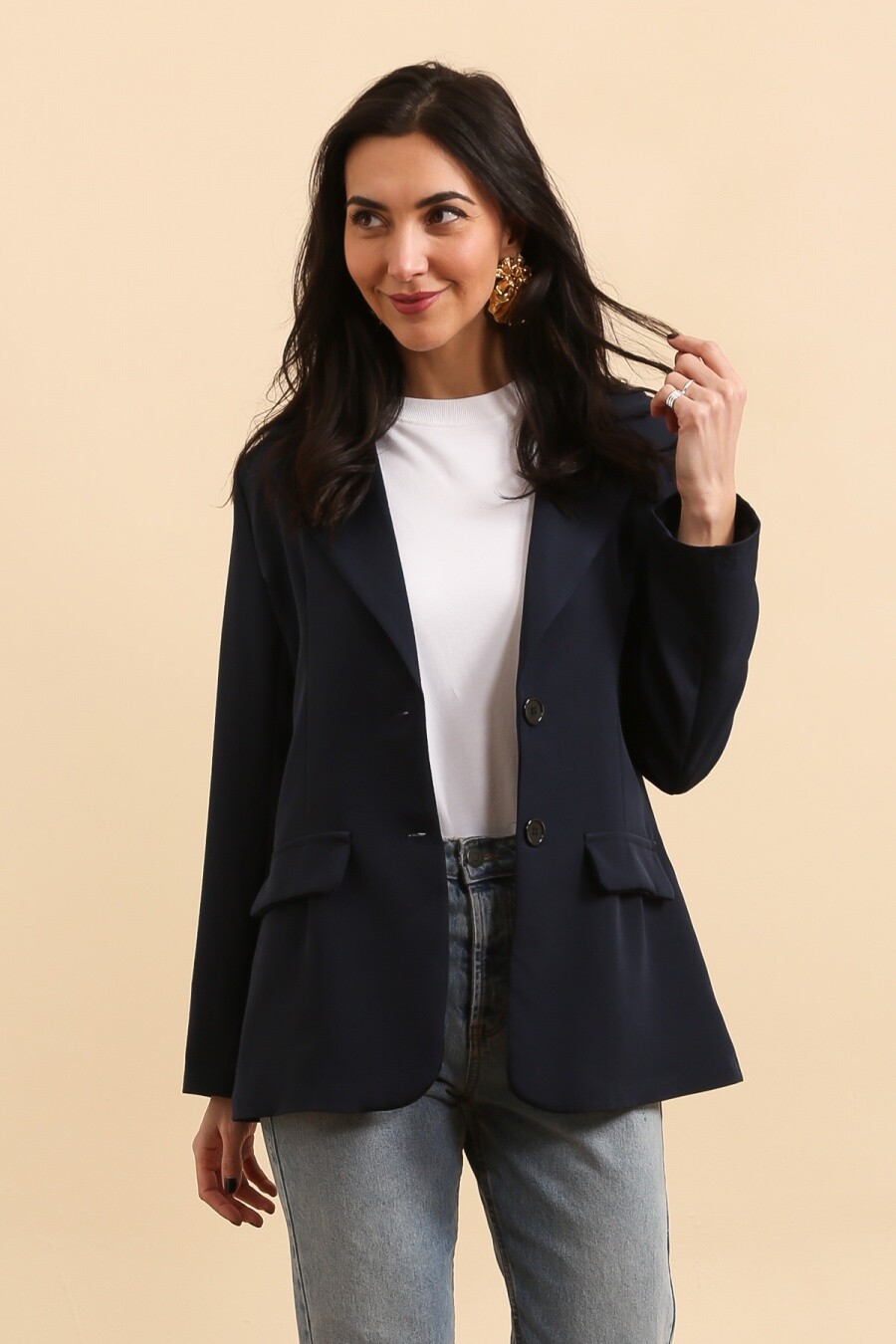 Mayorista JOLIFLY - Blazer informal de un solo botón