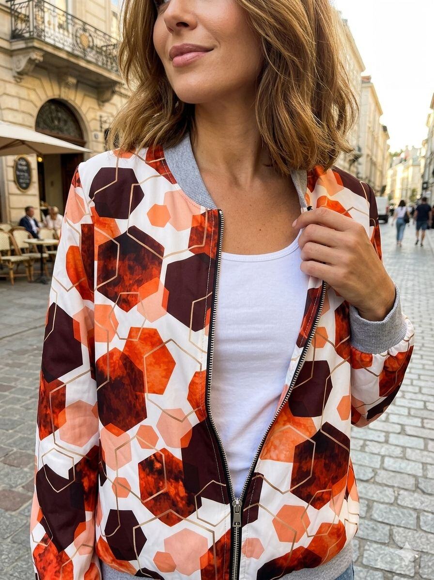 Wholesaler JOLIFLY - The Printed Bomber: The Mid-Season Must-Have