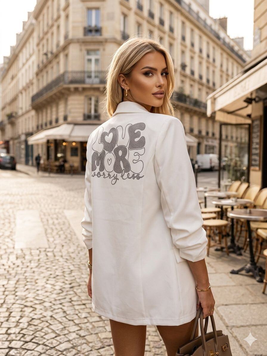 Wholesaler JOLIFLY - The Love More Blazer – Elegance with a Message
