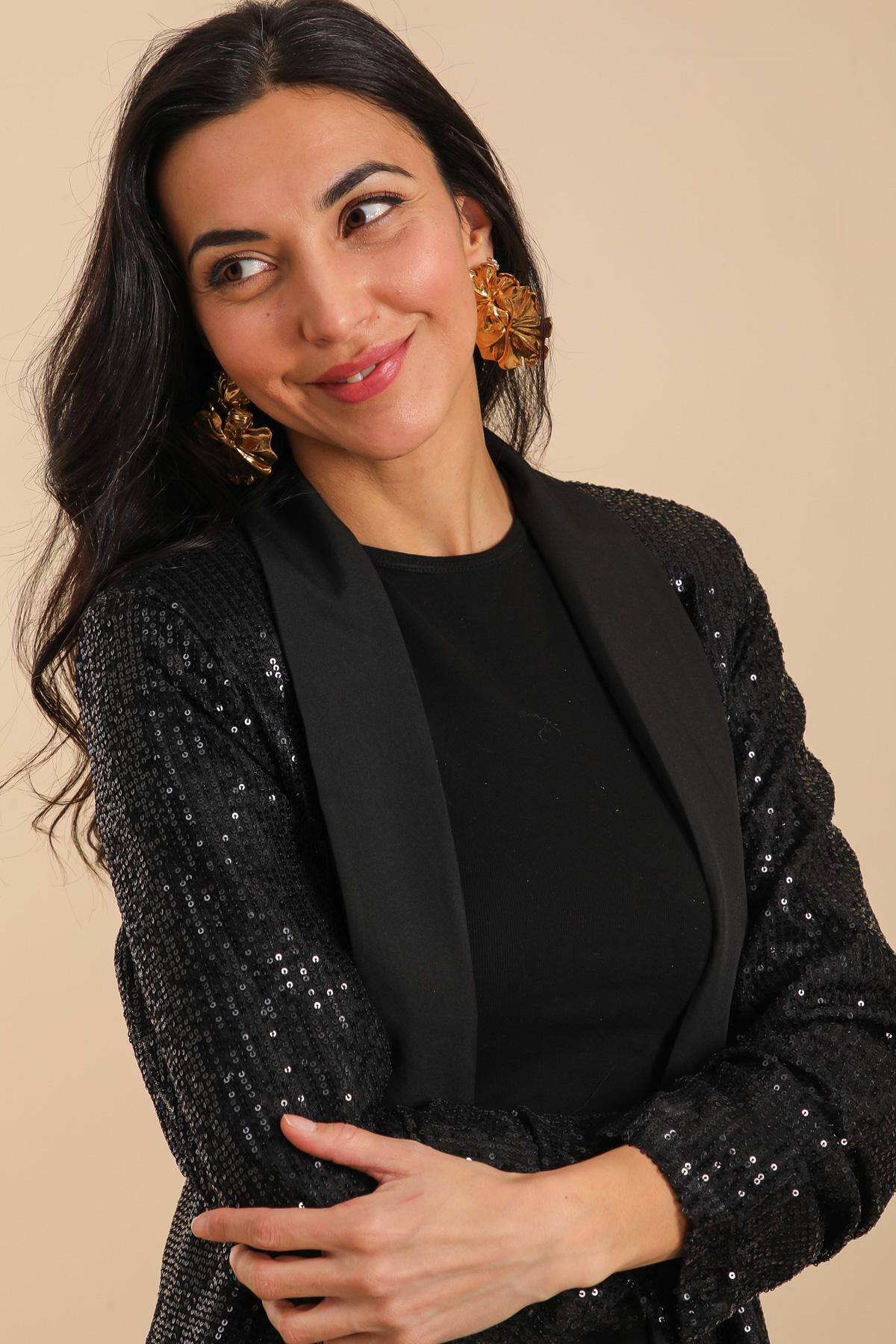 Wholesaler JOLIFLY - Sequin evening jacket