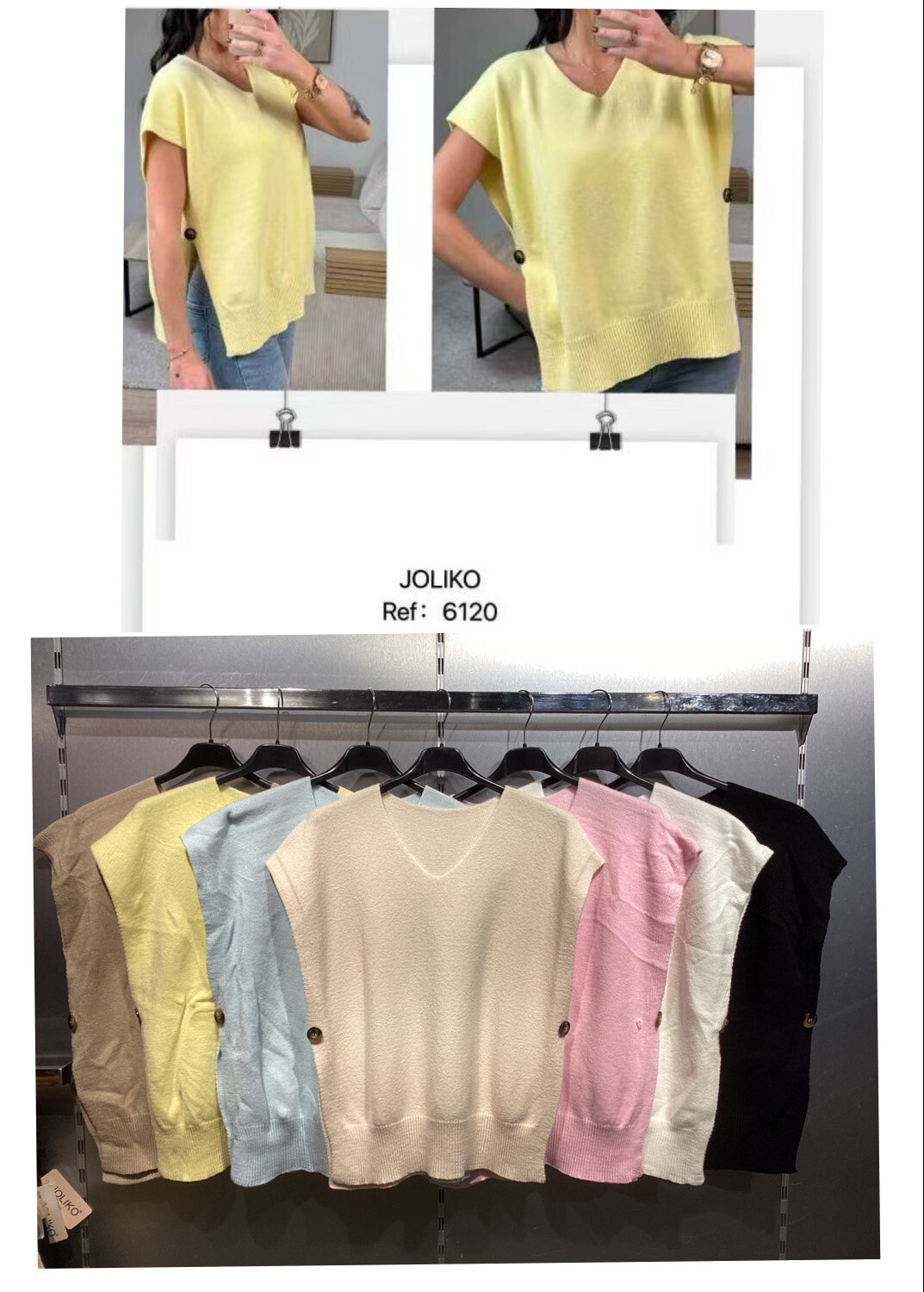 Wholesaler Joliko - Sleeveless sweater