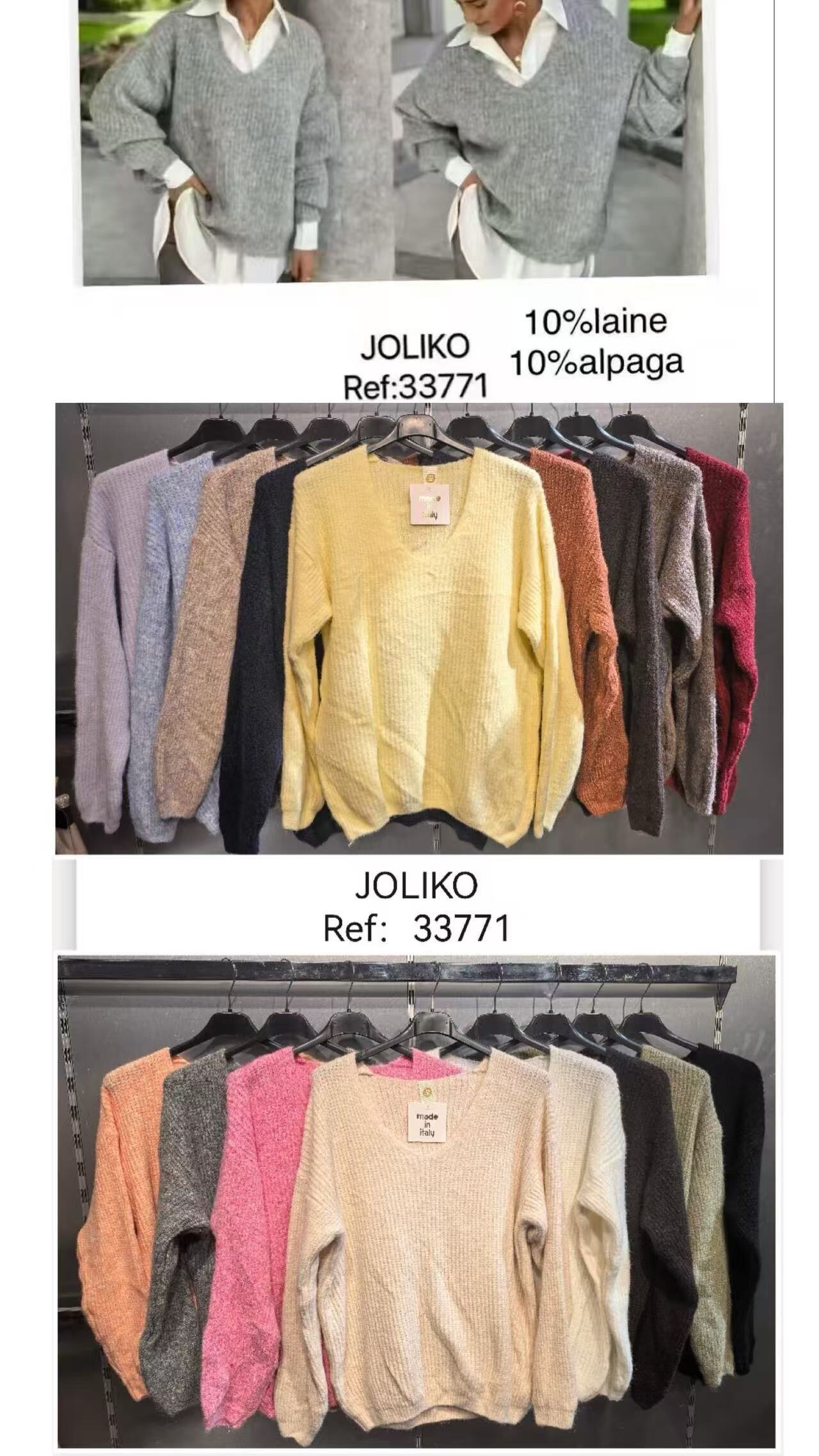 Grossiste Joliko - Pull