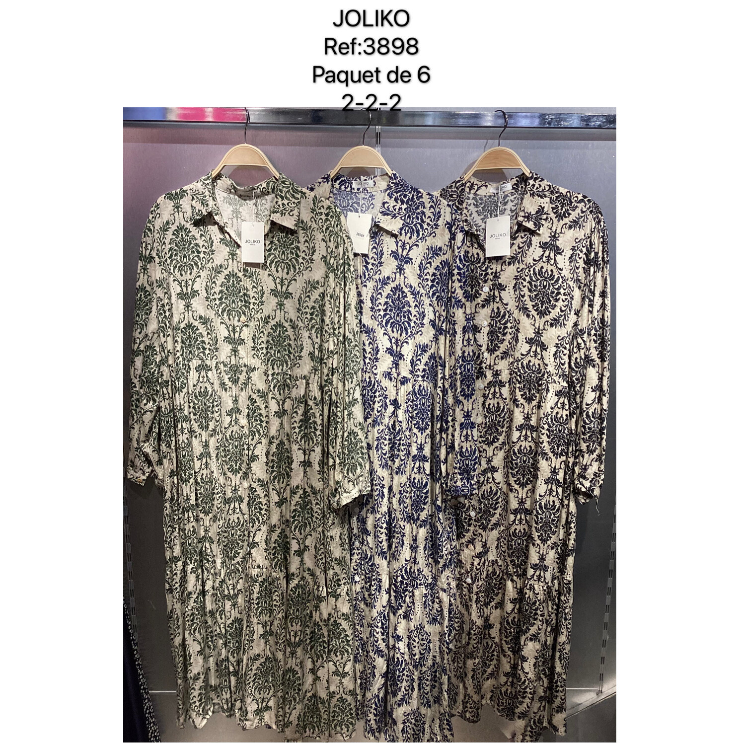 Wholesaler Joliko - Shirt dress
