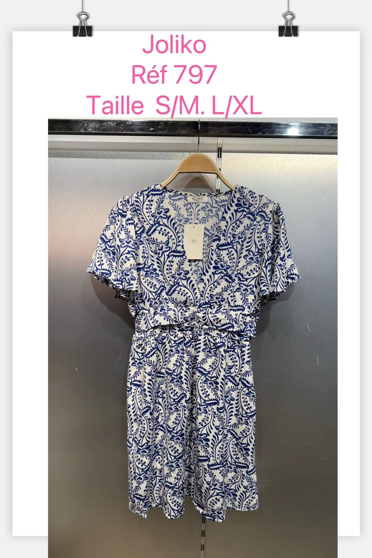 Wholesaler Joliko - Short pattern dress