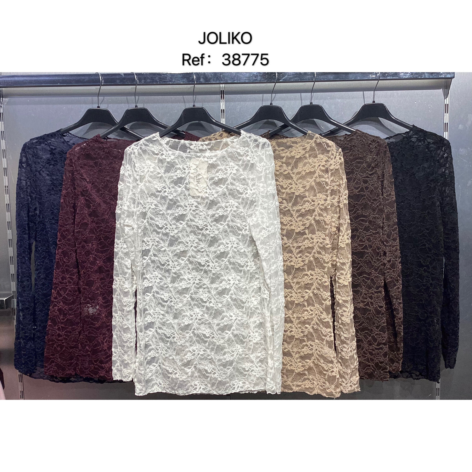 Grossiste Joliko - Haut dentelle transparent